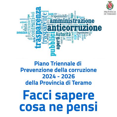 Procedura Di Consultazione Per Lapprovazione Del Piano Triennale Di