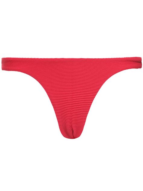 Seafolly Dół od bikini Essentials 40305 640 Czerwony Modivo pl