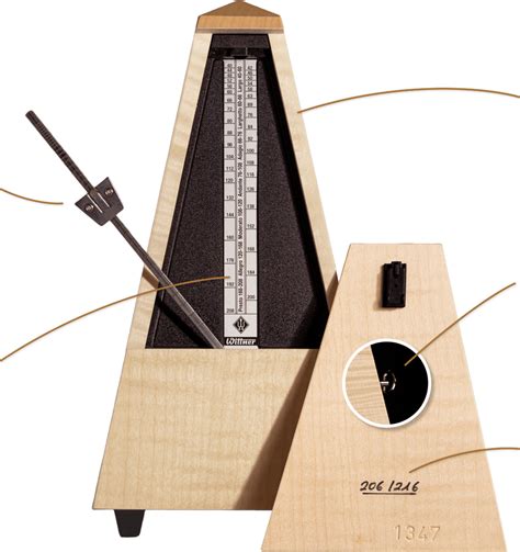 The Prestige Flamed Maple Metronome | Pianote