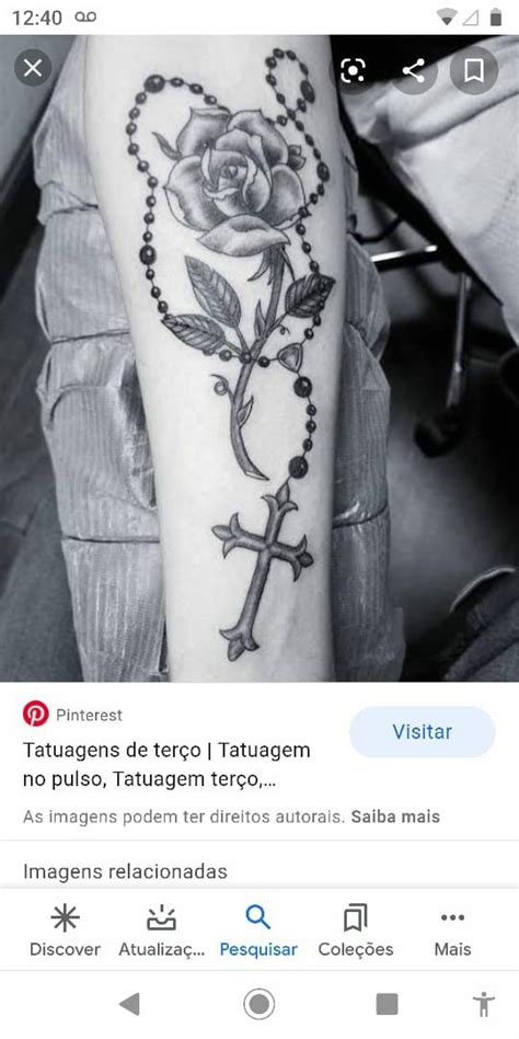 Rose And Rosary Tattoo By Levilambert On Deviantart Artofit