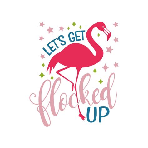 Lets Get Flocked Up Flamingo Svg Designs Vector Apex