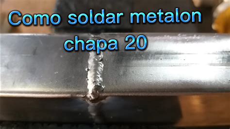 Como Soldar Metalon Chapa Fina Revestido How To Weld Metalon Thin Sheet