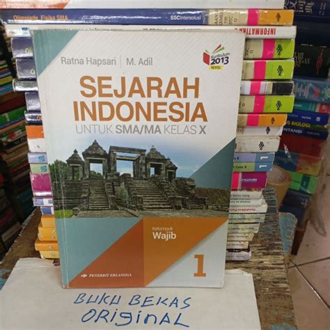 Jual Sejarah Indonesia Untuk Sma Kelas Wajib Bekas Original Shopee