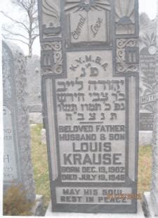 Louis Krause 1902 1946 Mémorial Find a Grave