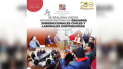 Se Realizan Visitas Administrativas En órganos Jurisdiccionales Civiles Y Laborales Contenciosos