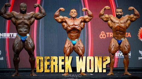 Derek Lunsford Wins Mr Olympia Over Hadi Samson Youtube