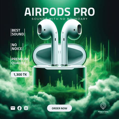 Airpods Social Media Post Design Behance Behance