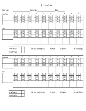 Fillable Online Volleyball Score Sheet Presentation Completing The