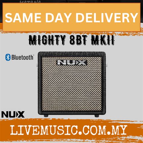 Nux Mighty Bt Mkii Watt Portable Electric Guitar Amplifier With