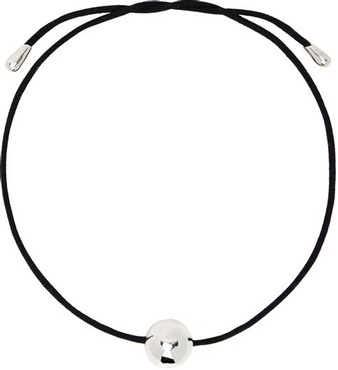 Black Large Sigrid Choker By Sophie Buhai On Sale