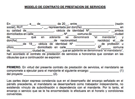 Contrato De Prestacion De Servicios Pdf Encuentra Tu Abogado