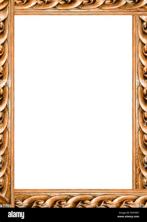 White Frame Background With Decorated Design Borders Stock Photo Alamy