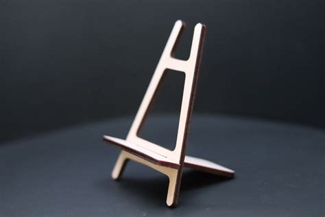 Mini Easel Laser Cut Display Stand In 3mm Plywood 2 X Slot Etsy De