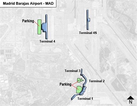 Madrid Barajas Airport MAD Terminal 4 Map