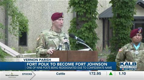 Ft Polk Redesignated To Ft Johnson YouTube