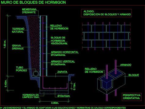 Retaining Wall Cad Details