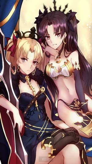 Anime Anime Girl Fate Grand Order Fgo Blonde Black Hair Long Hair