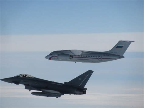 RAF And German Air Force Typhoons Complete First Joint NATO Air