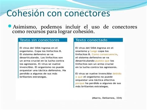 Cohesión Con Conectores