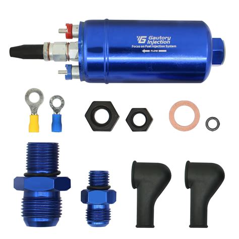 Snapklik External Inline Electric Fuel Pump High Flow 300LPH