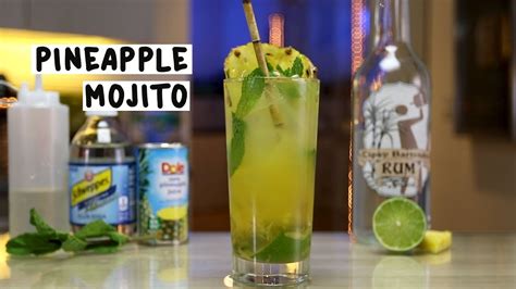 Pineapple Mojito Tipsy Bartender Youtube