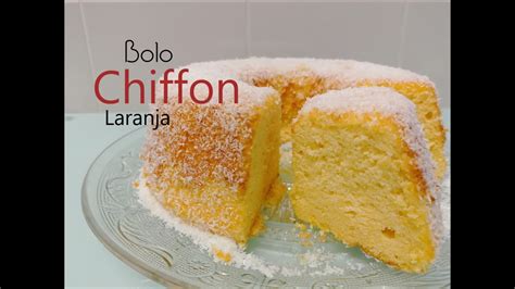 Bolo Chiffon Laranja Gosto Youtube