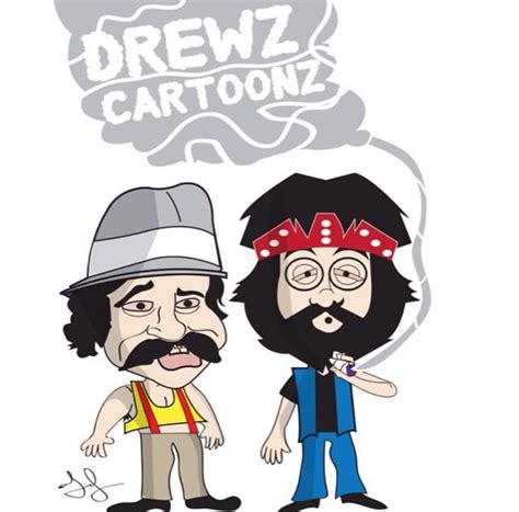 Cheech And Chong Custom Hipster Drawings Dark Art Drawings Daves Not