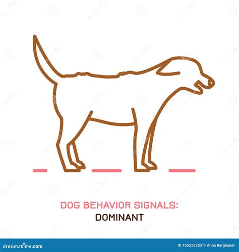 Dog behavior icon stock vector. Illustration of defending - 165223253