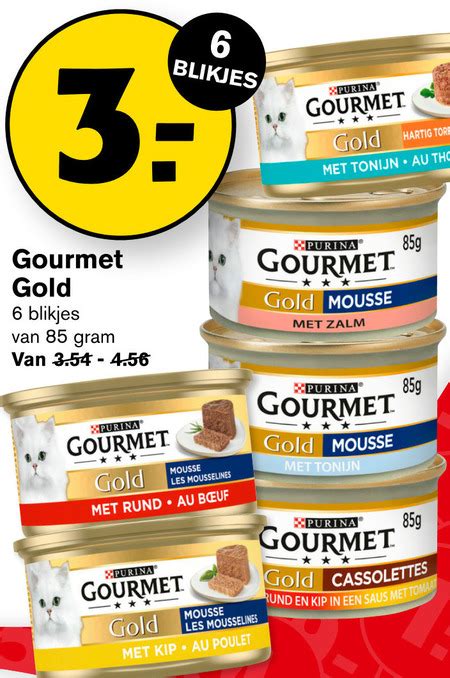 Gourmet Kattenvoer Folder Aanbieding Bij Hoogvliet Details