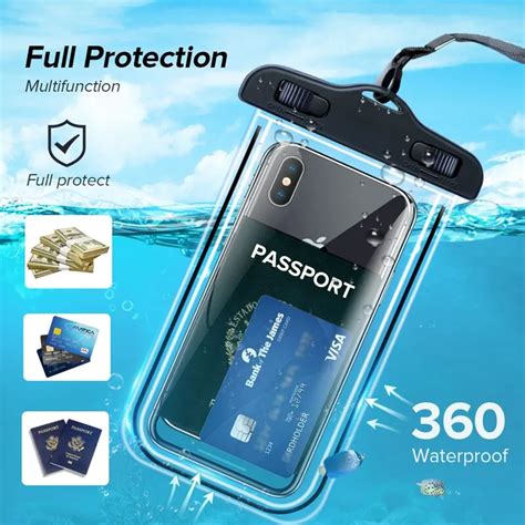 Coque De T L Phone Tanche Pour La Natation Protection Universelle Sous