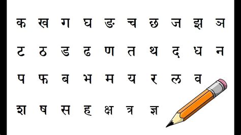 Hindi alphabet