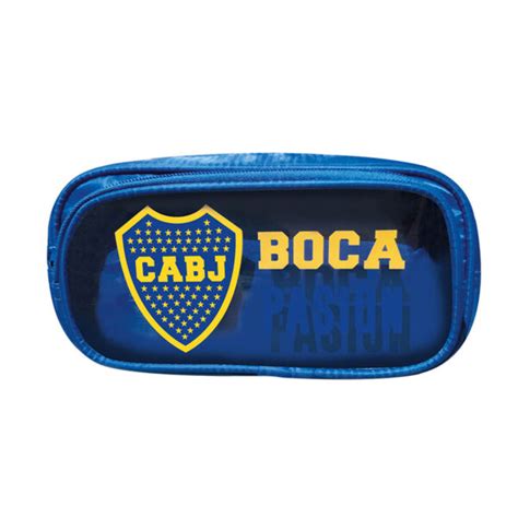 Cartuchera Canopla Estuche Con Bolsillo Boca Juniors Mooving Somos Mob