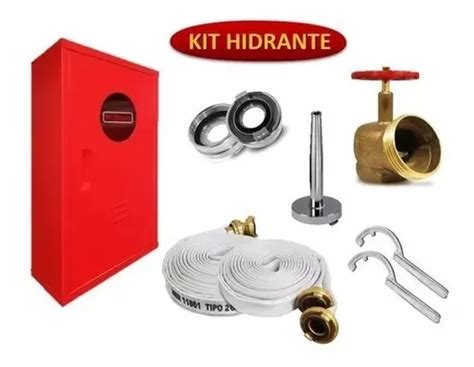 Kit Hidrante X X Mangueiras Mts Completo Frete Gr Tis