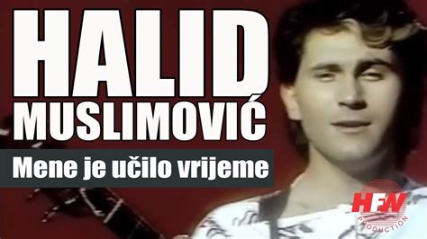 Halid Muslimovic Mene Je Ucilo Vrijeme Tv Poster RTB 1986 YouTube