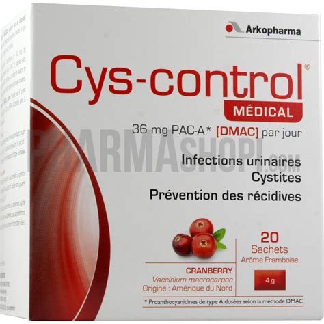 Arkopharma Cys control médical sachet Arkopharma boite de 20 sachets