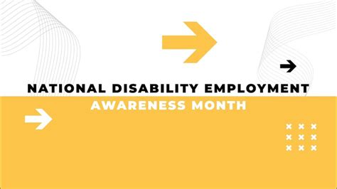 National Disability Employment Awareness Month Youtube