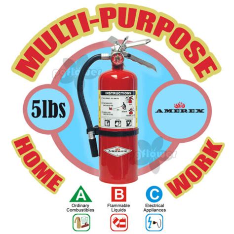 Amerex B500 5lb ABC Multi Purpose Dry Chemical A B C Class Fire