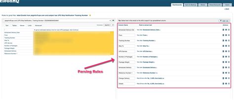 Use case: Parse UPS emails | How to export UPS tracking notifications