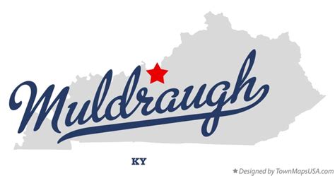 Map of Muldraugh, KY, Kentucky