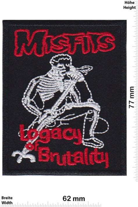 Misfit Misfits Hq Patch Badge Embroidered Iron On Applique Etsy