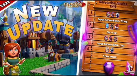 Coc New Update New Revelation Armies Th15 In Legend League Live