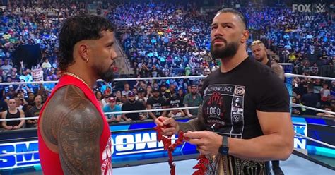 Roman Reigns Crowns Jey Uso Wwes New Tribal Chief On Smackdown But