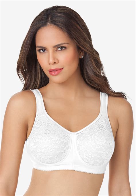 Easy Enhancer® Lace Wireless Bra By Comfort Choice® Plus Size Wireless