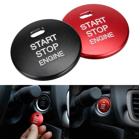 Start Engine Button Replace Cover Stop Key Accessories Switch