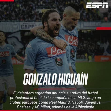 Espn Mx On Twitter Se Retira El Pipa Higua N El Delantero