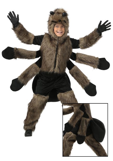 Child Furry Tarantula Spider Costume Kids Spider Costumes