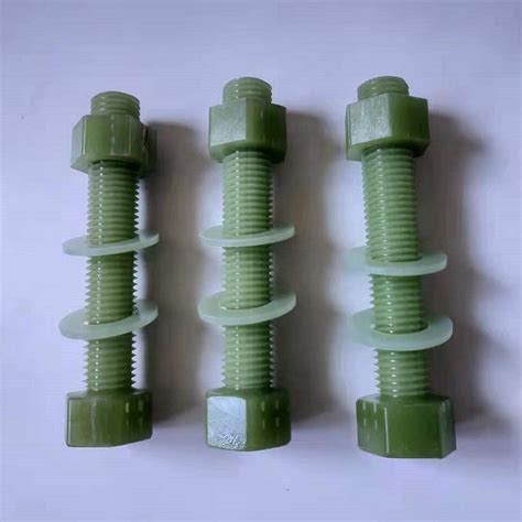 Insulation Epoxy Fiberglass Reinforced Plastic Grp Threaded Rod Screw