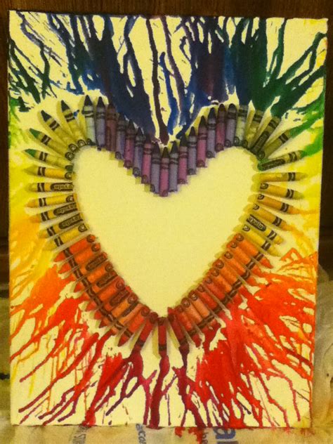 Heart Crayon Art by AyuyaHima on DeviantArt