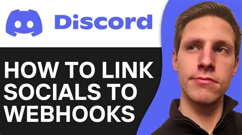 How To Link Your Socials To Webhooks Discord Step By Step Youtube