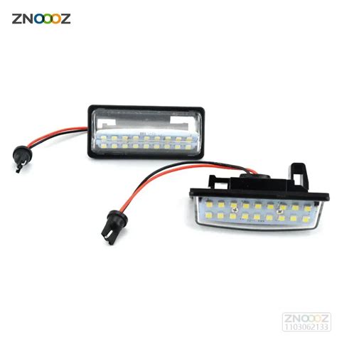 L Mpara LED Para Placa De Matr Cula De Coche Accesorio Para Nissan